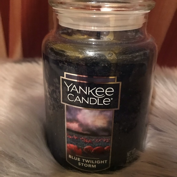 Yankee Candle Accents 22oz Yankee Candle Blue Twilight Storm Poshmark